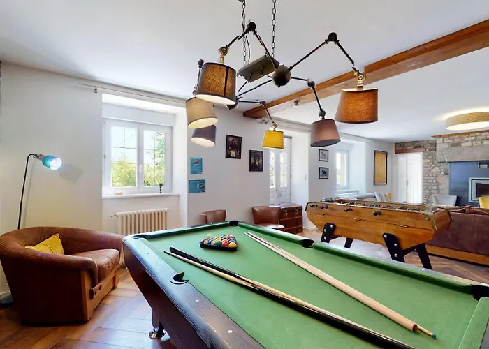 La Clef Decamp Cornillieres Maisonnettes 35 Pers Jacuzzi, Jeux Ferienhaus