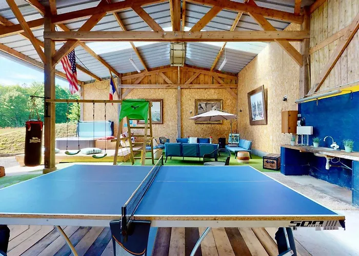 Ferienhaus La Clef Decamp Cornillieres Maisonnettes 35 Pers Jacuzzi, Jeux *