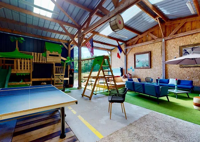 La Clef Decamp Cornillieres Maisonnettes 35 Pers Jacuzzi, Jeux Tessy-sur-Vire